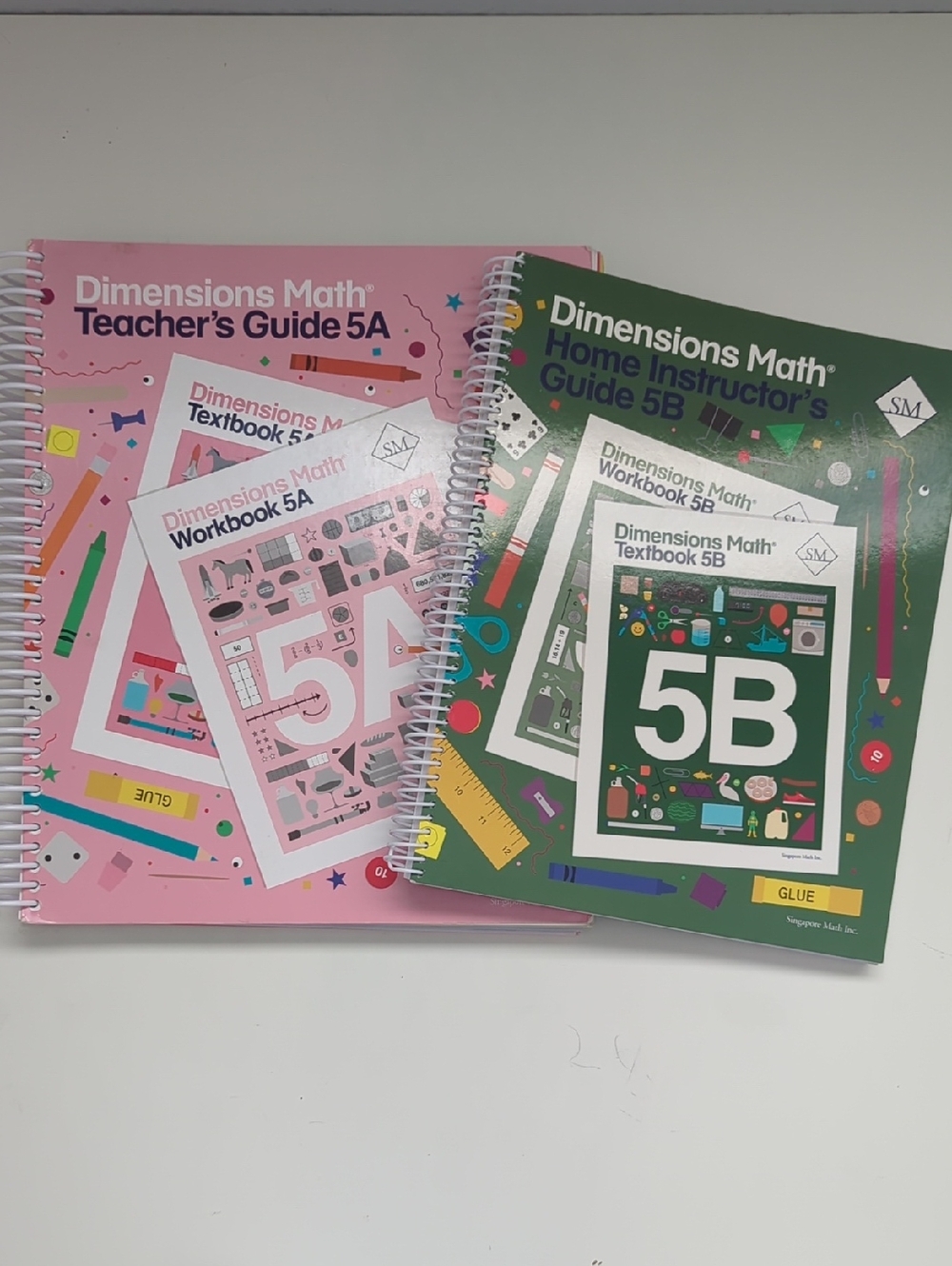 Dimensions Math 5A Teacher’s Guide + 5B Home Instructor’s Guide Bundle